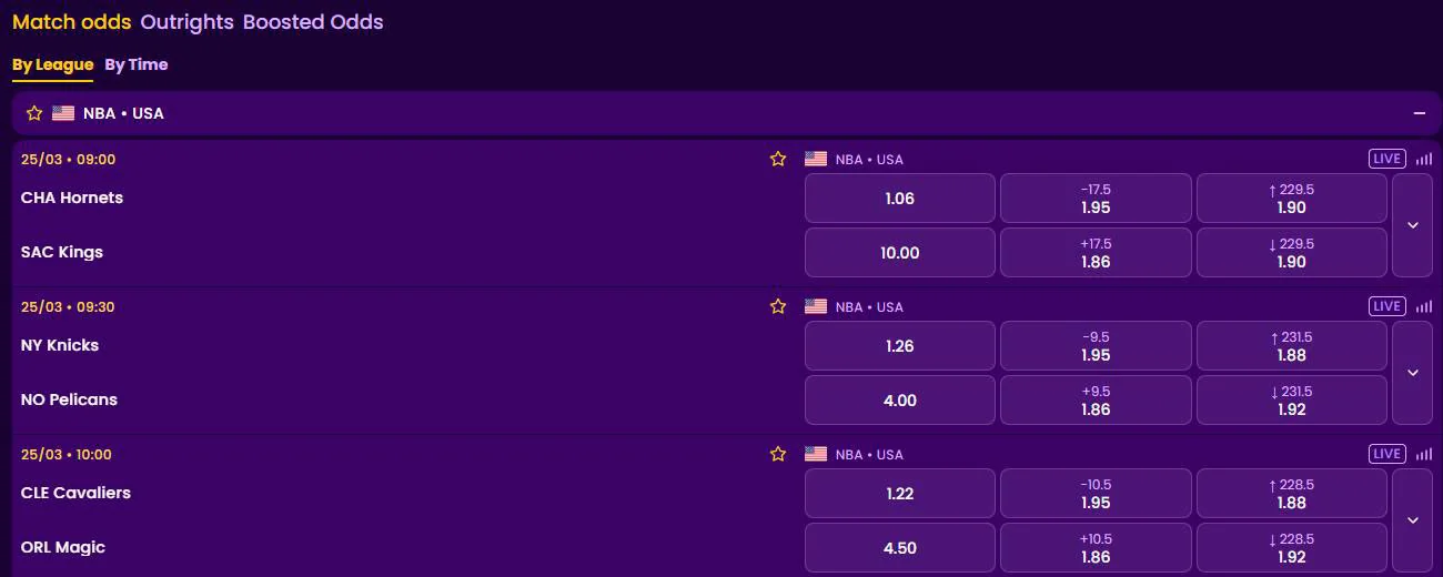 nba bettng kingmaker casino